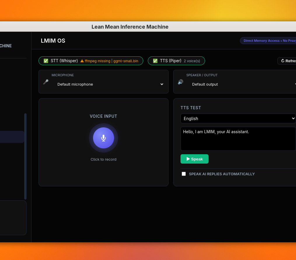 LMIM v2 Tezcat — CUDA acceleration dashboard